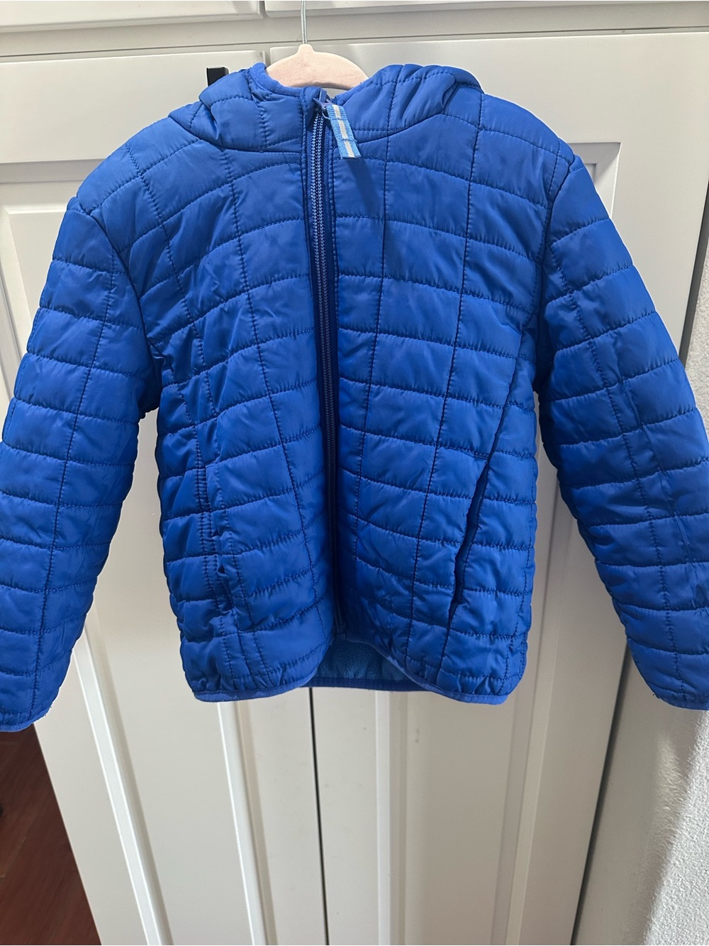 Cat & Jack Royal Blue Quilted Hooded Puffer Jacket